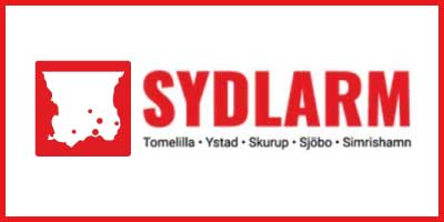SYDLARM AB logo banner